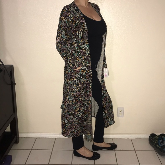 Floral print duster “Sarah Cardigan” - Picture 4 of 8
